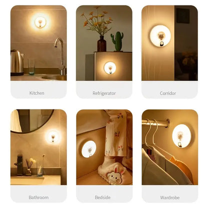 Cozy Kitty LED Motion Night Light