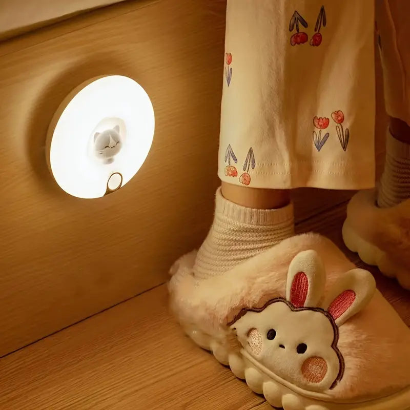 Cozy Kitty LED Motion Night Light