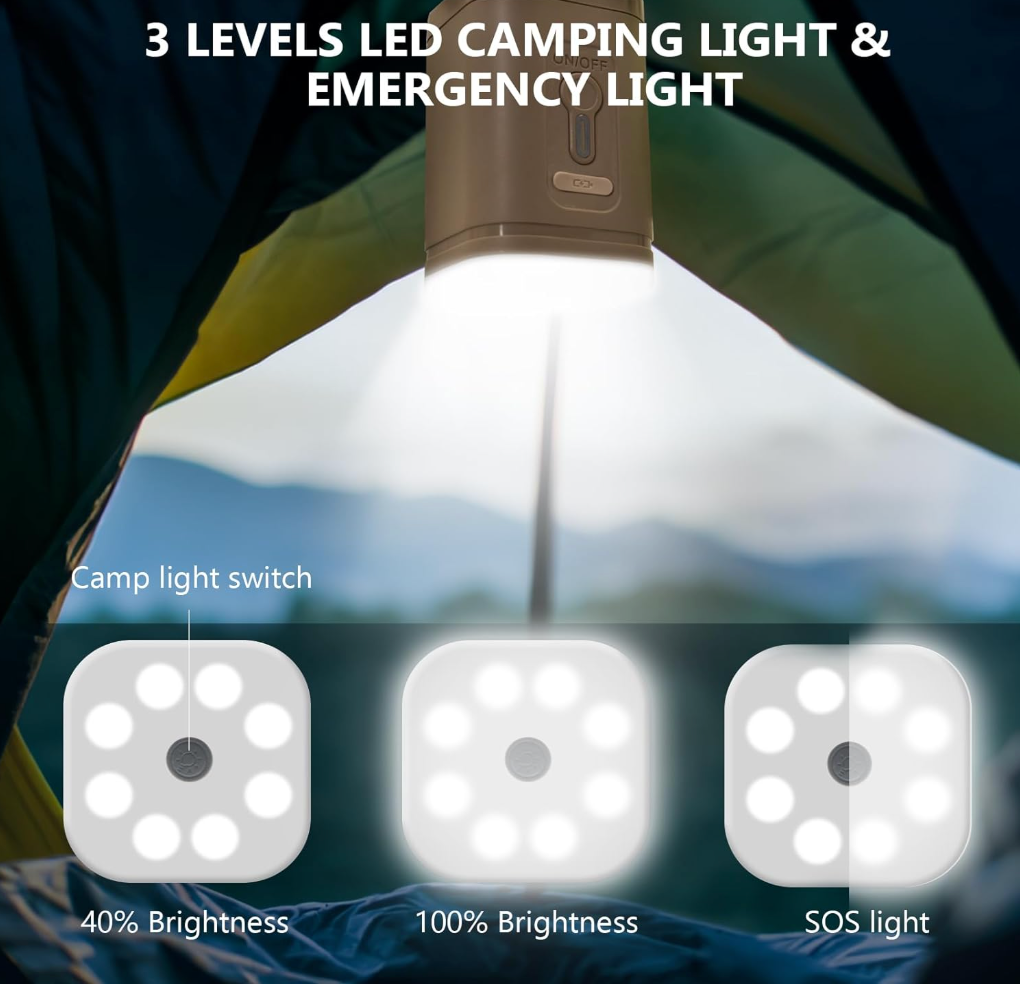 Lightweight Air Inflator with Lighting