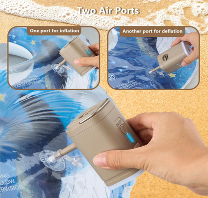 Lightweight Air Inflator with Lighting