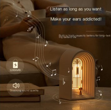 Scandi LED Lamp & Bluetooth Speaker