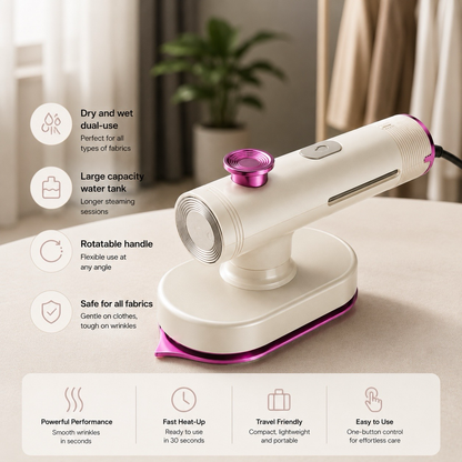 SteamEase™ Portable Garment Steamer