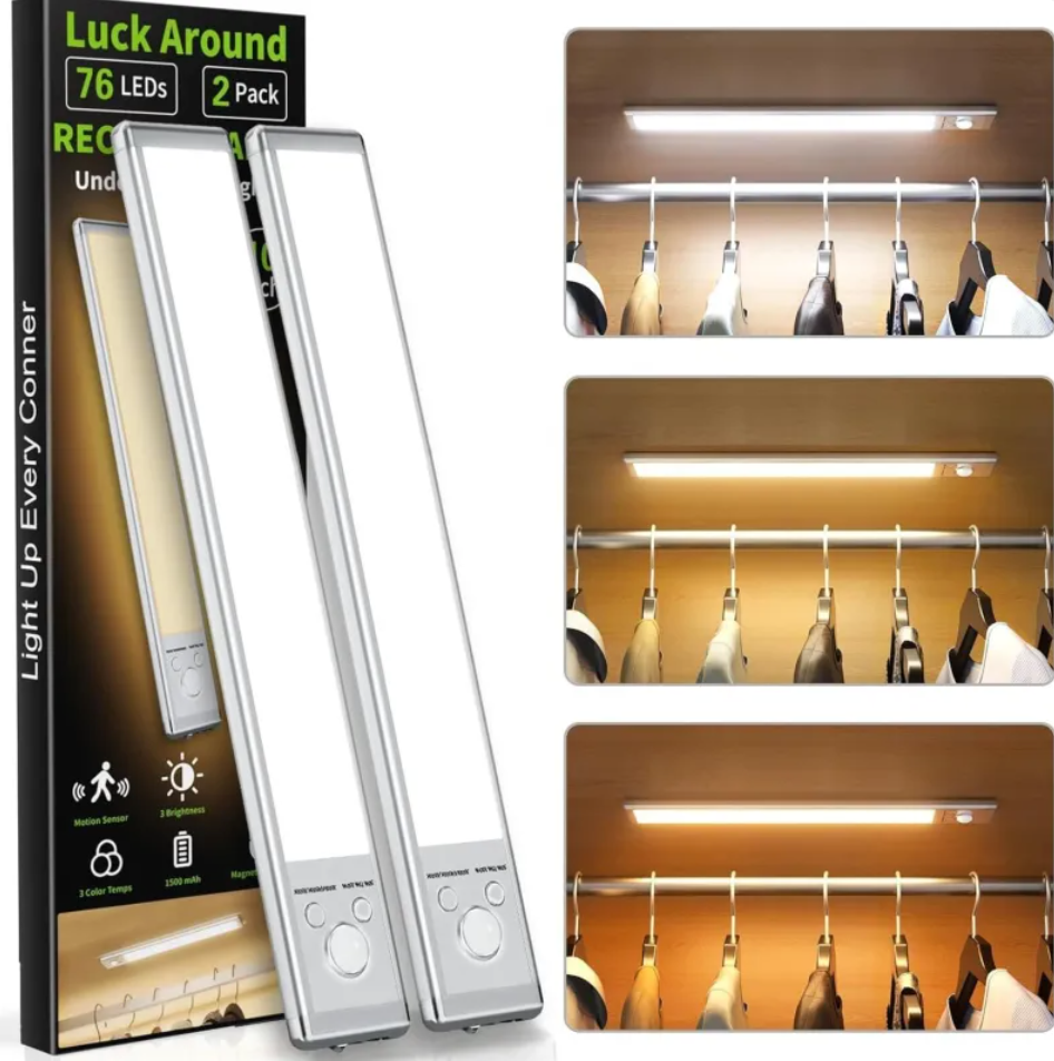 Smart LED Cabinet Light with Auto Motion Sensor