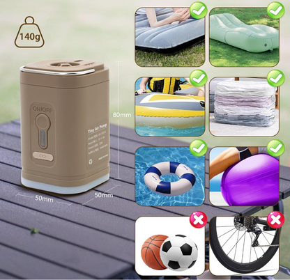 Lightweight Air Inflator with Lighting