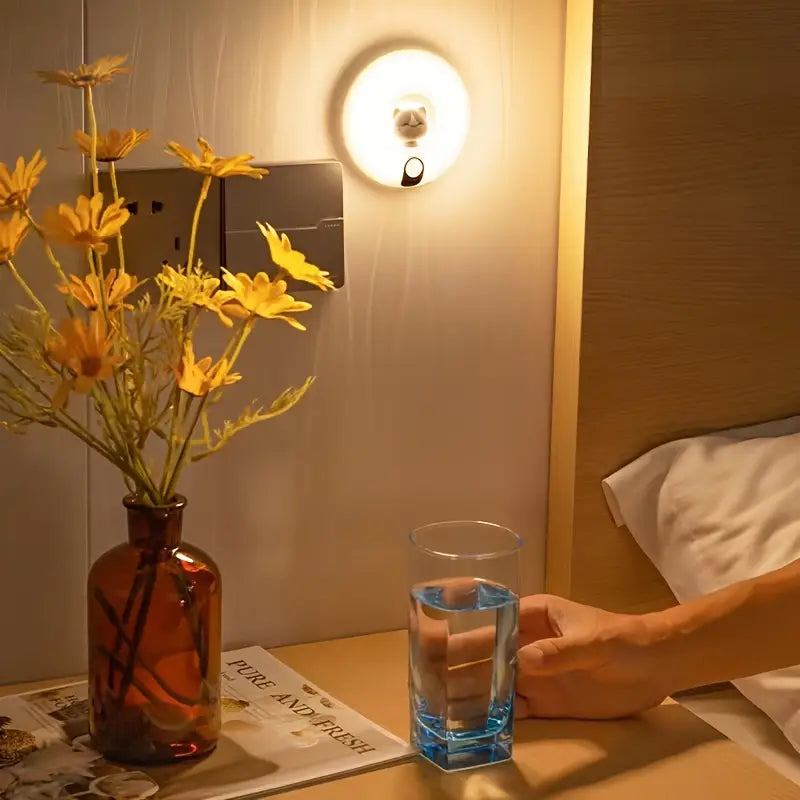 Cozy Kitty LED Motion Night Light