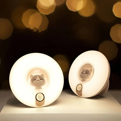 Cozy Kitty LED Motion Night Light